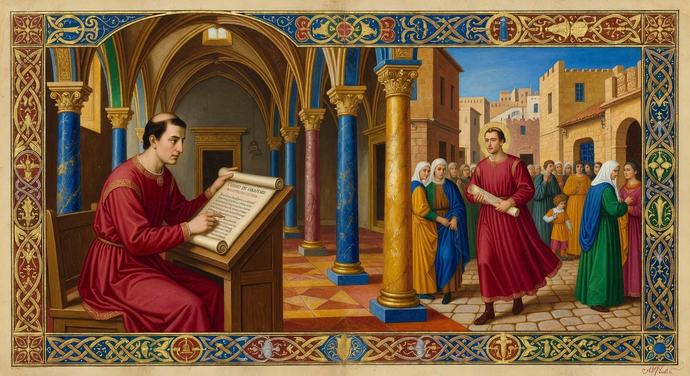 Manuscrit ancien des Confessions de saint Augustin