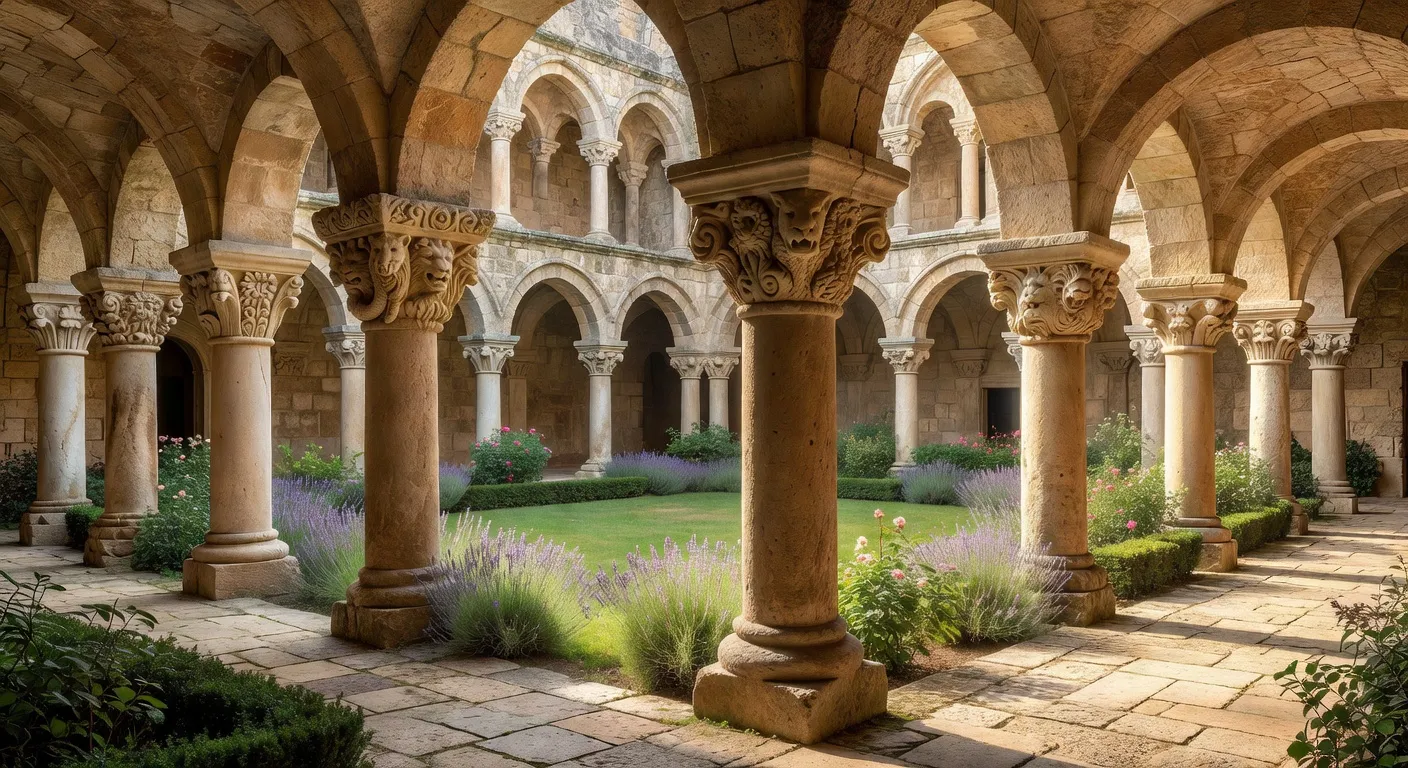 Procession des ostensions dans une rue decoree d'un village du Limousin