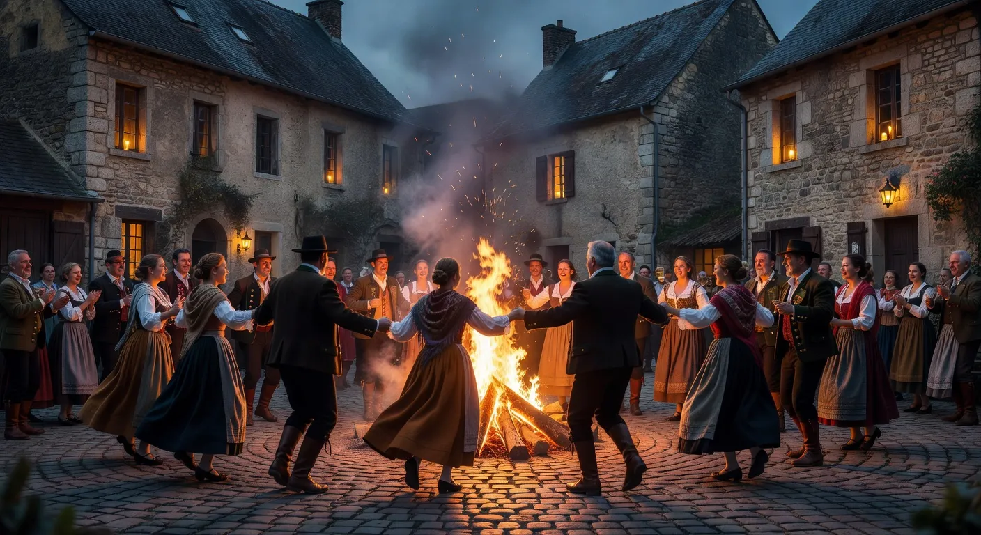 Ancien four a pain communal en pierre dans un village du Limousin