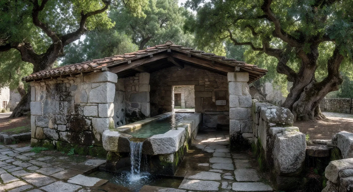 Croix en granit sculpté dans le cimetière de Saint-Augustin