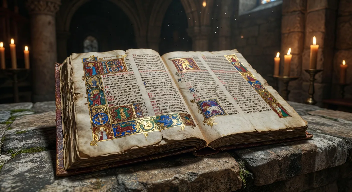 Manuscrit ancien illumine