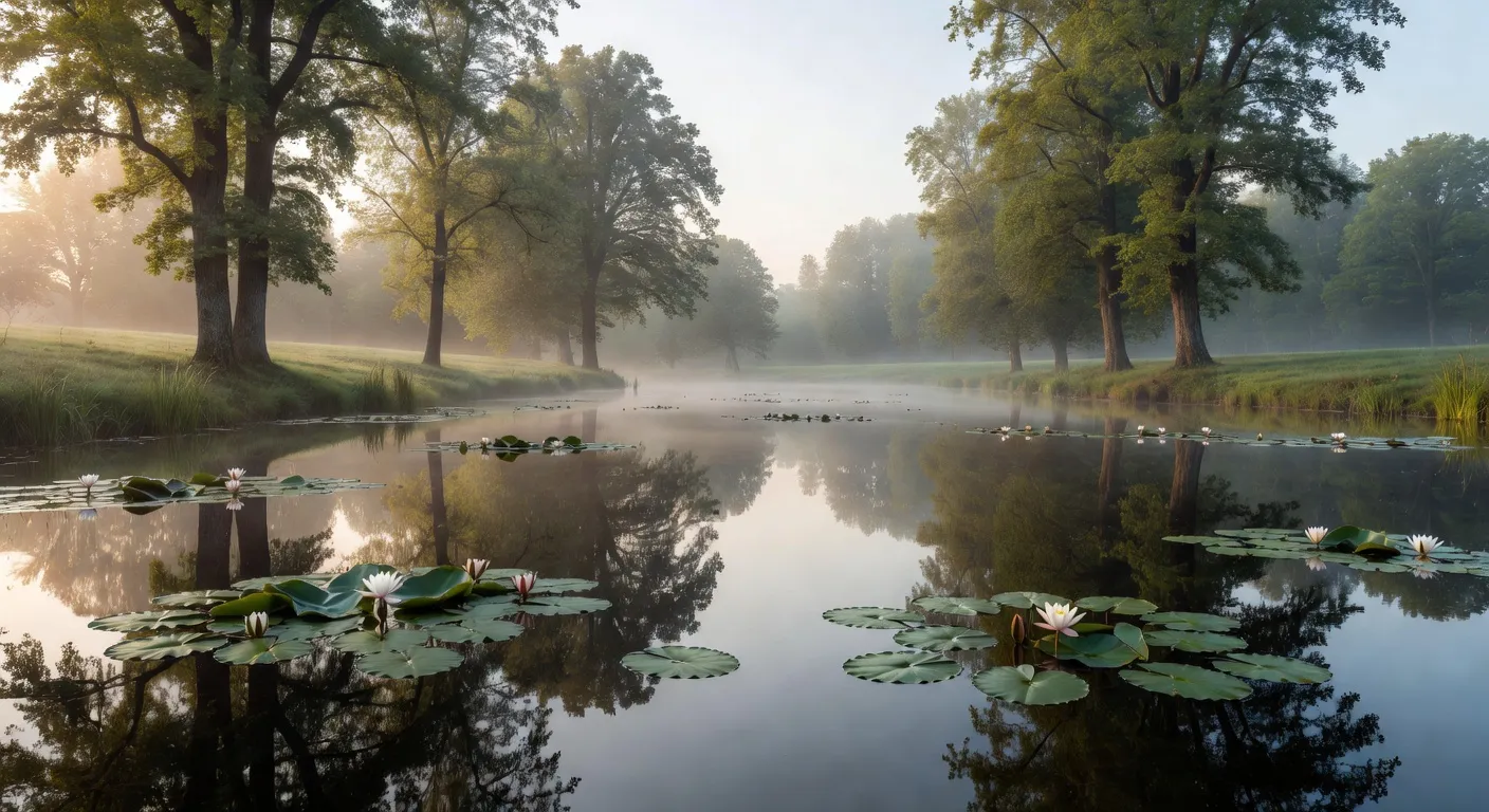 Etang paisible pres de Saint-Augustin