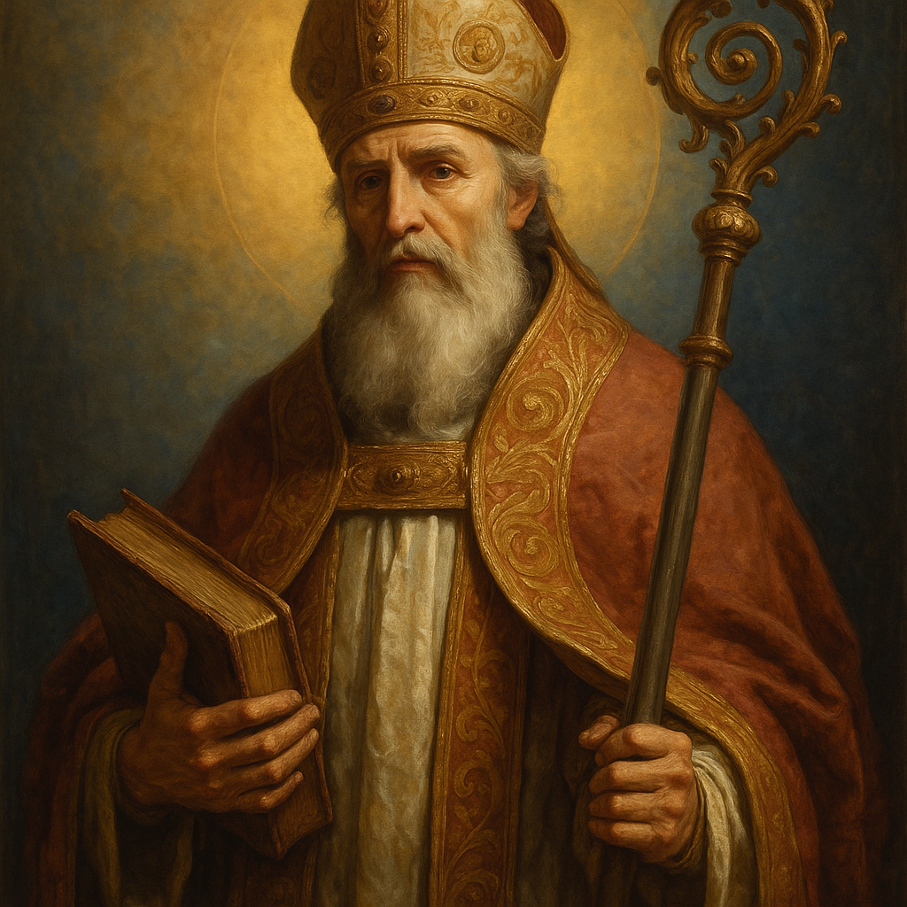 Portrait de saint Augustin d'Hippone, docteur de l'Église